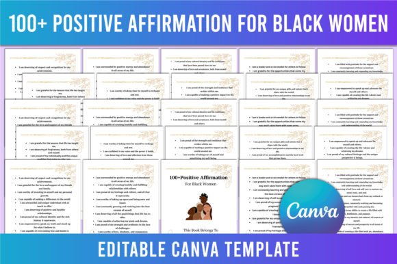 100 Positive Affirmations for Black Women: A Practical Resource for Daily Empowerment and Creative Workflows