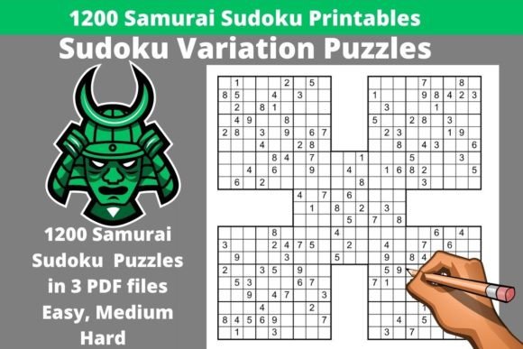 1200 Samurai Sudoku Puzzles