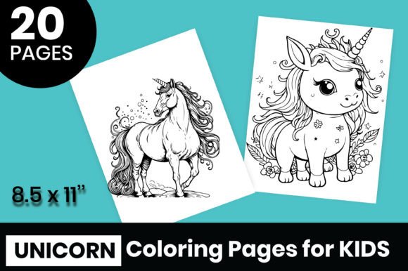 20 Unicorn Coloring Pages for Kids: A Versatile Resource for Creators, Educators, and Entrepreneurs