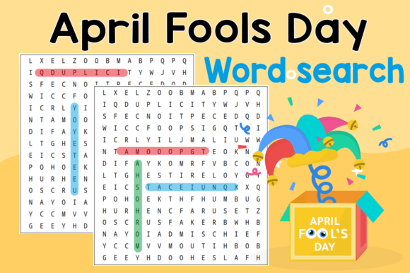 April Fool's Day Word Search Puzzles: A Fun and Profitable Way to Celebrate April 1st