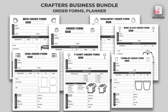 Crafters Business Bundle Orders Forms: Streamline Your Low-Content Publishing Workflow