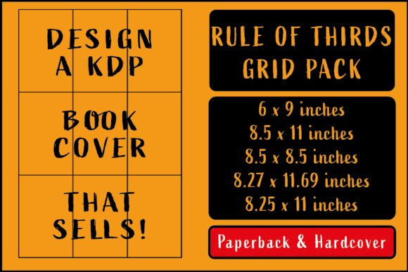 KDP Cover Rule of Thirds Grids Pack