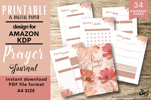 Prayer Journal Pages Printable 886: A Tool for Reflection and Publication