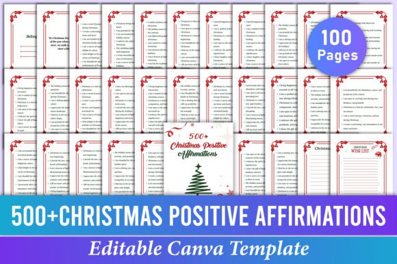Spread Holiday Cheer with 500 Christmas Positive Affirmations