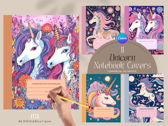 Unicorn Composition Notebook Covers for KDP: A Complete Guide to Selling Low Content Books on Amazon